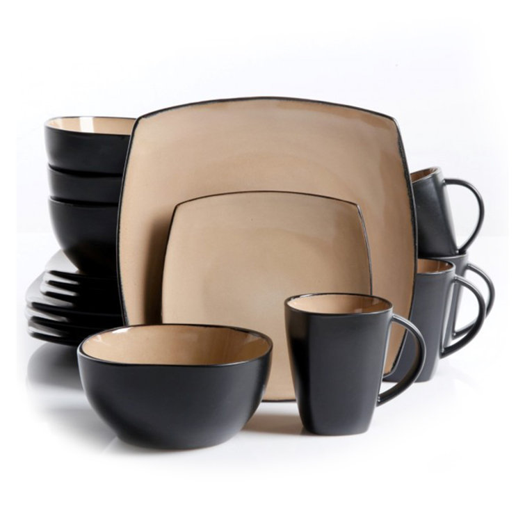 Gibson Soho Lounge Stoneware Dinnerware Set of 16 & Reviews Wayfair